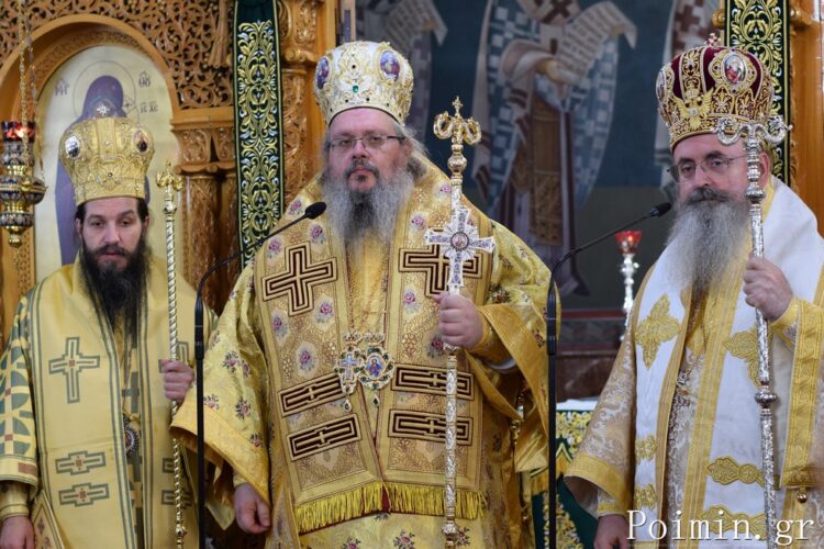 Πολυαρχιερατική Θεία Λειτουργία στον εορτάζοντα Ναό Παμμεγίστων Ταξιαρχών (Μάσχα)