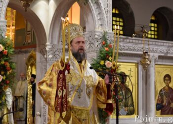 Λαμπρή η πρώτη λειτουργία του Θεσσαλονίκης Φιλοθέου  στον μεγαλοπρεπή Ναό του Αγίου Δημητρίου
