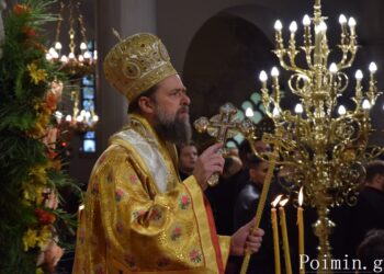 Λαμπρή η πρώτη λειτουργία του Θεσσαλονίκης Φιλοθέου στον μεγαλοπρεπή Ναό του Αγίου Δημητρίου