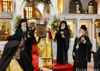 Λαμπρή η πρώτη λειτουργία του Θεσσαλονίκης Φιλοθέου  στον μεγαλοπρεπή Ναό του Αγίου Δημητρίου