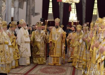 Λαμπρή η πρώτη λειτουργία του Θεσσαλονίκης Φιλοθέου  στον μεγαλοπρεπή Ναό του Αγίου Δημητρίου