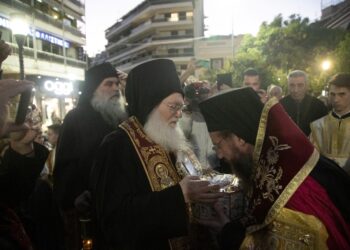 Η Ιερά Μητρόπολη Αιτωλίας υποδέχθηκε την Τιμία Κάρα του Αγίου Ιωάννου του Χρυσοστόμου