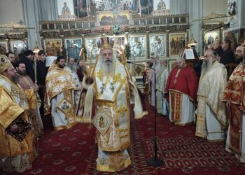 Ο Επίσκοπος Ταλαντίου στην Ιερά Πόλη του Μεσολογγίου για τον Πολιούχο της