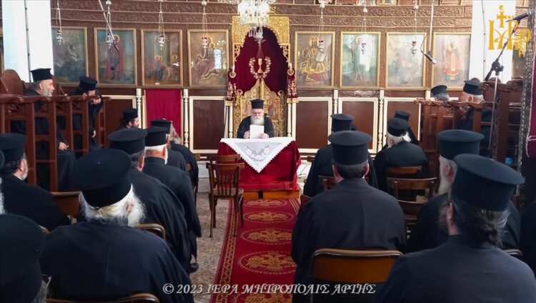 Ιερατική Σύναξη στην Ιερά Μητρόπολη Άρτης
