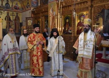 Χειροθεσία Ἀρχιδιακόνου στήν Ι.Μ. Καστορίας