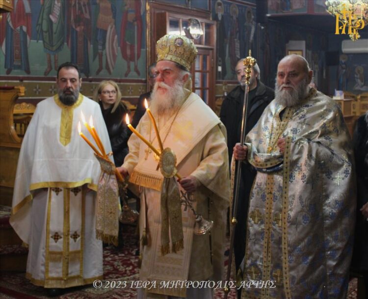 Κυριακή προ της Χριστού Γεννήσεως στην Λιμίνη Άρτης