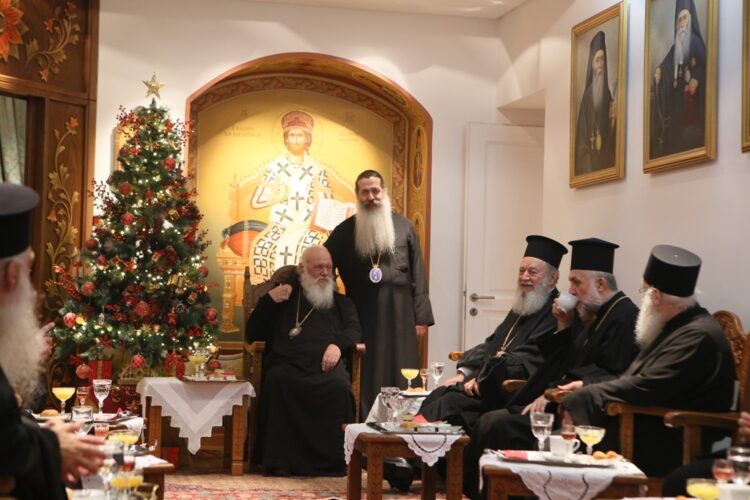 Ο Αρχιεπίσκοπος Ιερώνυμος στην Λαμία