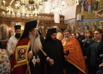 Κουρά νέου μοναχού στην Ιερά Μονή Αντινίτσης