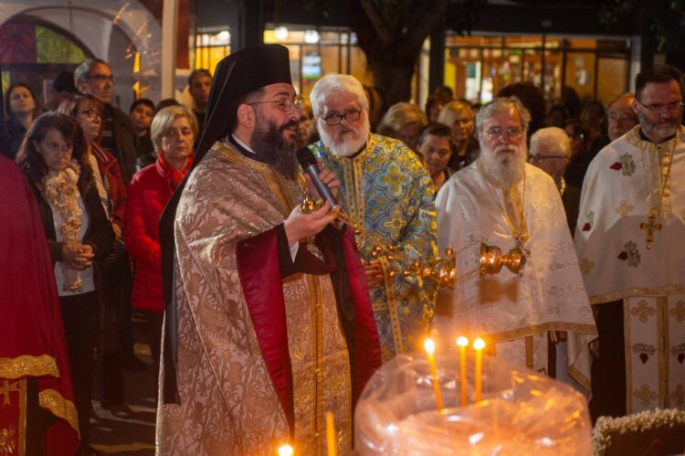 Ο πανηγυρικός εσπερινός της Αγίας Βαρβάρας στην Καλαμάτα
