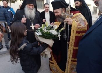 Υποδοχή Μητρ. Φλωρίνης στην Πτολεμαΐδα