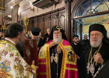 Ο Εσπερινός της εορτής του Αγίου Σπυρίδωνος στην Κέρκυρα