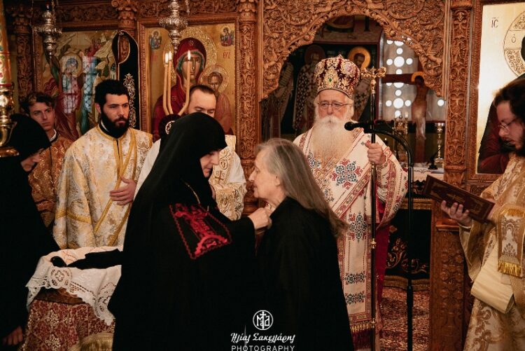 Νέα Μοναχή στην Ιερά Μονή Ταξιαρχών Πηλίου