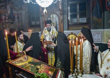 Σύναξη της ιεράς  εικόνος  της Παναγίας «Καταφυγής» στην Εκκλησία των Σερρών