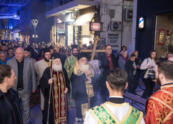 Ο Βόλος υποδέχθηκε τον Σταυρό του Μεγάλου Κωνσταντίνου