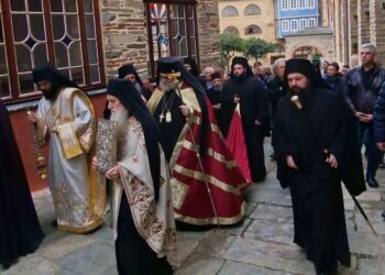 Η Ι.Μ. Παντοκράτορος  Αγίου Όρους υποδέχθηκε τον Ταμασού και Ορεινής Ησαΐα