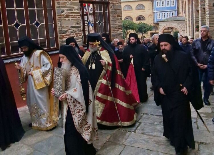 Η Ι.Μ. Παντοκράτορος  Αγίου Όρους υποδέχθηκε τον Ταμασού και Ορεινής Ησαΐα