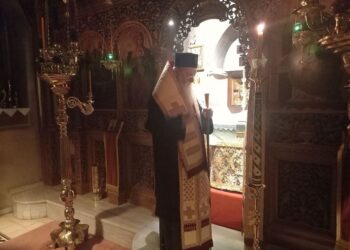 Τρισάγιο επί του τάφου του αοιδίμου Επισκόπου Κανώπου Σπυρίδωνος