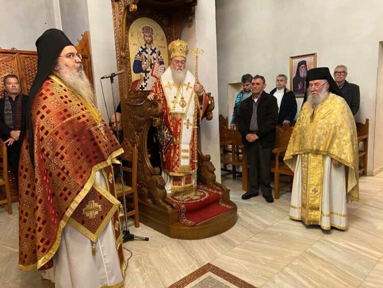 Η μνήμη του Αγίου Αθανασίου στην ομώνυμη γυναικεία Ιερά Μονή στην Πουλίτσα