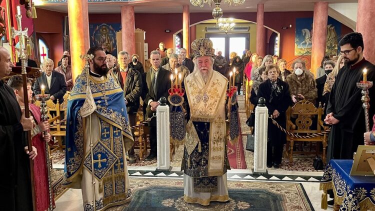 Κυριακή μετά την εορτή των Θεοφανείων στο Ι.Ν. Αγίου Νικολάου Νέας Περάμου Παγγαίου