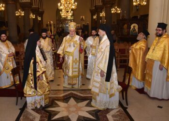 Μνημόσυνο μακαριστών Μητροπολίτου Βελγίου Παντελεήμονος και Επισκόπου Ευμενείας Μαξίμου