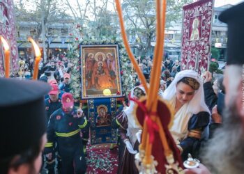 Η Λαμία υποδέχθηκε πιστό Αντίγραφο της Παναγίας Φανερωμένης Λευκάδος