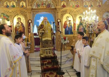 Ἑορτή τοῦ ἁγίου Ἀθανασίου στήν Ἄνω Δάφνη Ναυπάκτου