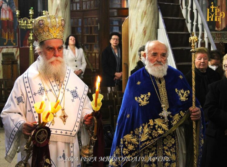 Η Σύναξις του Τιμίου Προδρόμου στην Μητρόπολη Άρτης