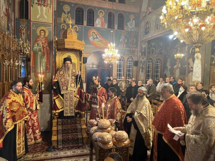 Εσπερινός του Αγίου Γεωργίου εξ Ιωαννίνων στη Λάρισα