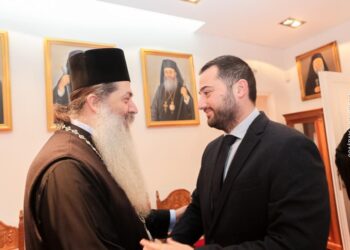 Ο Περιφερειάρχης Στερεάς Ελλάδος επισκέφτηκε εθιμοτυπικά τον Φθιώτιδος Συμεών