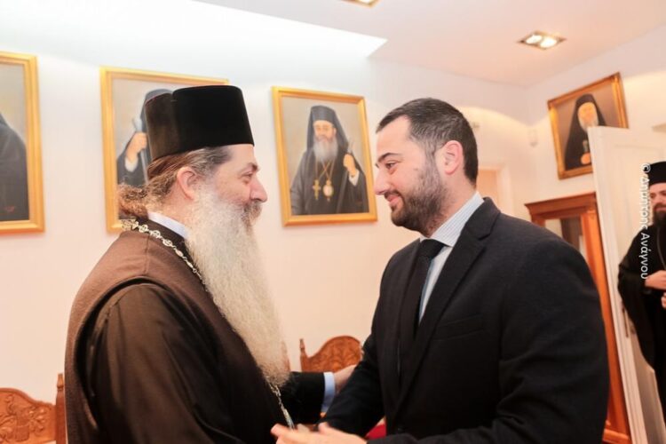 Ο Περιφερειάρχης Στερεάς Ελλάδος επισκέφτηκε εθιμοτυπικά τον Φθιώτιδος Συμεών