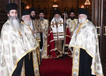 Δοξολογία για τη νέα χρονιά στον Ι. Μητροπολιτικό Ναό Αθηνών