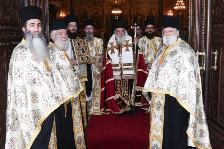 Δοξολογία για τη νέα χρονιά στον Ι. Μητροπολιτικό Ναό Αθηνών
