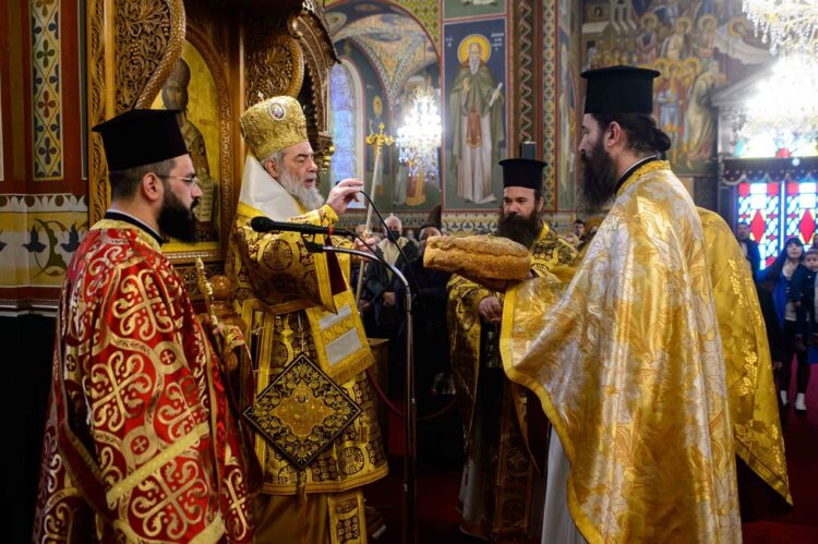 Ο Γέρων Λεοντοπόλεως Γαβριήλ στην Υπαπαντή της Καλαμάτας