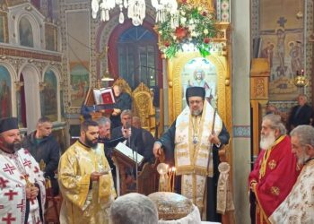 Ο Εσπερινός του Αγίου Βασιλείου στο Βασιλίτσι Μεσσηνίας