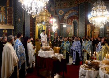 Ο Πανηγυρικός Εσπερινός του Τιμίου Προδρόμου στην Καλαμάτα