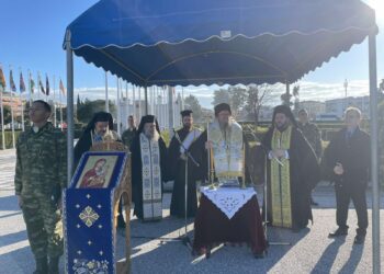 Στην αλλαγή Διοικήσεως 1ης Στρατιάς ο Μητροπολίτης Λαρίσης