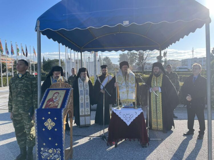 Στην αλλαγή Διοικήσεως 1ης Στρατιάς ο Μητροπολίτης Λαρίσης