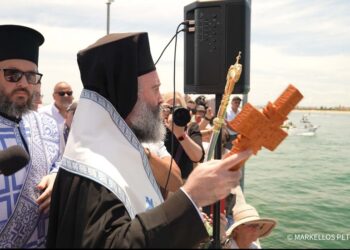 Αγιασμός των υδάτων στη Μελβούρνη από τον Αρχιεπίσκοπο Αυστραλίας Μακάριο