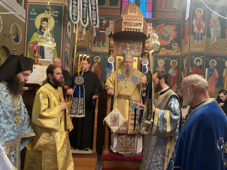 Στον πανηγυρίζοντα Ναό Τιμίου Προδρόμου Τυρνάβου ο Μητρ. Λαρίσης