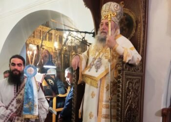 Αρχιερατική Θεία Λειτουργία στον Δαμαριώνα της Νάξου