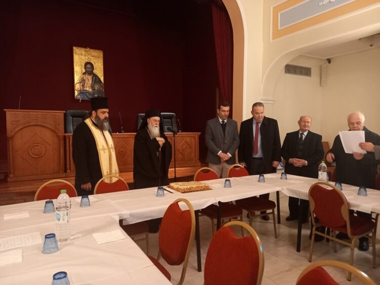 Την Αγιοβασιλόπιττα, για την νέα χρονιά έκοψε ο Σύλλογος Ιεροψαλτών Κορινθίας