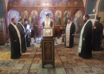 ΑΡΧΙΕΡΑΤΙΚΟ ΤΡΙΣΑΓΙΟ ΓΙΑ ΤΑ ΘΥΜΑΤΑ  ΤΟΥ ΣΙΔΗΡΟΔΡΟΜΙΚΟΥ ΔΥΣΤΥΧΗΜΑΤΟΣ ΤΩΝ ΤΕΜΠΩΝ