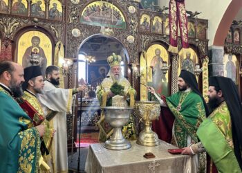 Η εορτή του Αγίου Τρύφωνος στο Ελευθεραί Παγγαίου