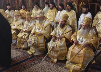 Πολυαρχιερατική Θεία Λειρουργία για τα ονοματήρια του Μητρ. Σταγών και Μετεώρων