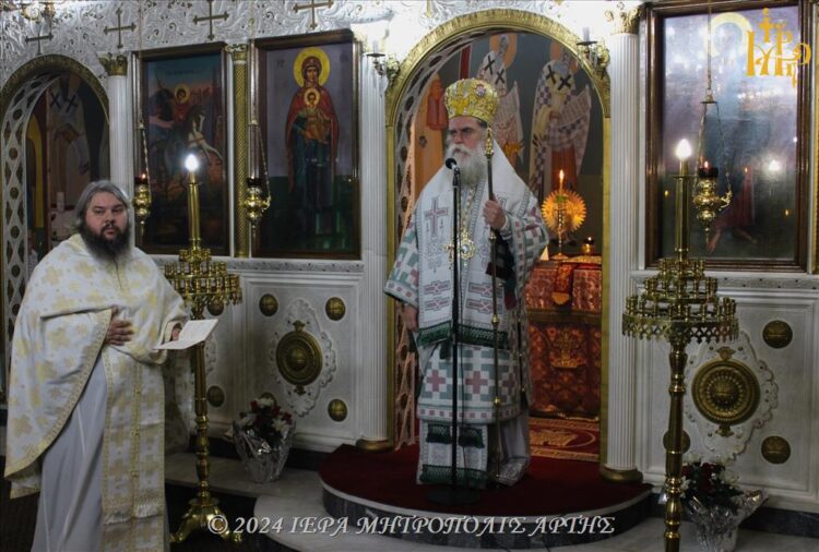 Αρχιερατική Λειτουργία στην ενορία Αγίου Γεωργίου Ρετσιανών Άρτης