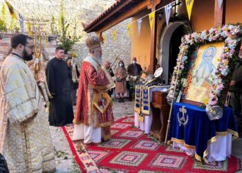 Η ΠΑΝΗΓΥΡΙΣ ΤΟΥ ΑΓΙΟΥ ΠΑΡΘΕΝΙΟΥ ΣΤΗΝ ΙΕΡΑ ΜΟΝΗ ΜΑΚΡΥΜΑΛΛΗ ΨΑΧΝΩΝ