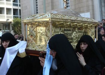 Ο εορτασμός της Αγίας Φιλοθέης στην Ιερά Αρχιεπισκοπή Αθηνών