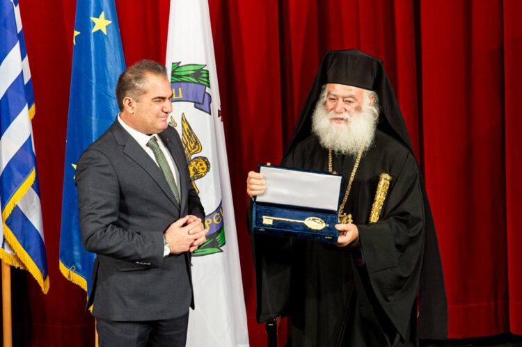 Επίτιμος Δημότης Καλαμάτας ο Πατριάρχης Αλεξανδρείας Θεόδωρος