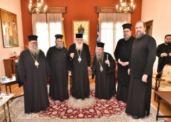 Επίσκεψη του Αρχιεπισκόπου στην Μητρόπολη Θεσσαλονίκης