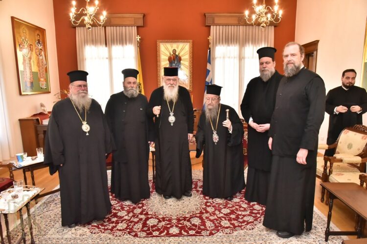 Επίσκεψη του Αρχιεπισκόπου στην Μητρόπολη Θεσσαλονίκης